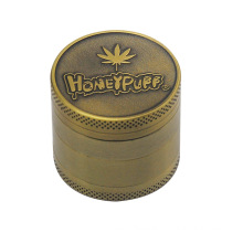 wholesale best bronze color 4 pieces 40mm zinc alloy herb grinder